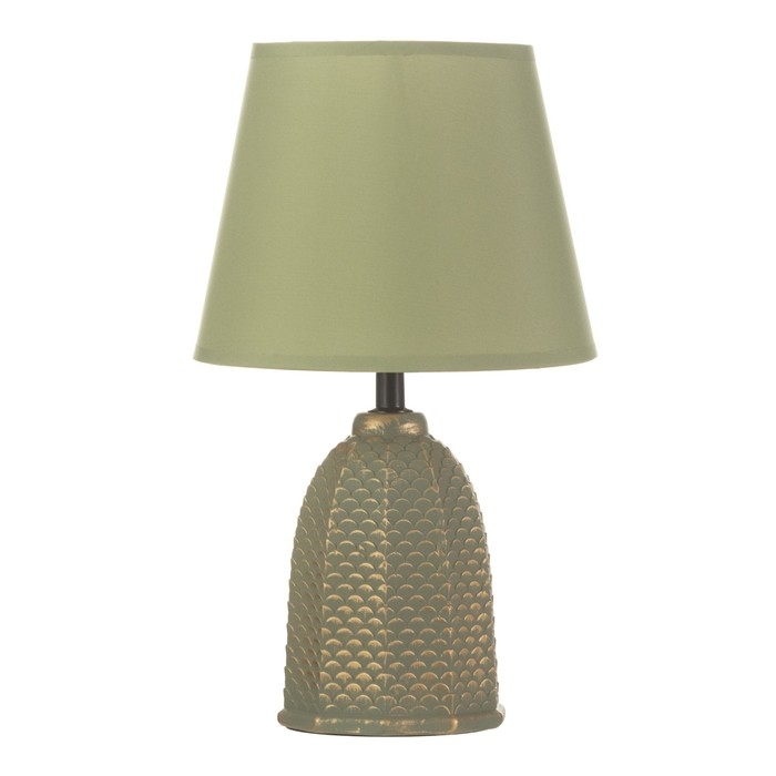 Настольная лампа Настольная лампа "Даниэла" Е27 40Вт зелено-золотой 20х20х32 см