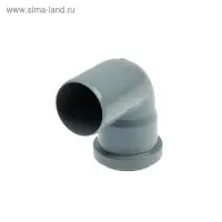 Отвод канализационный FLEXTRON, внутренний, d=50 мм, 90°