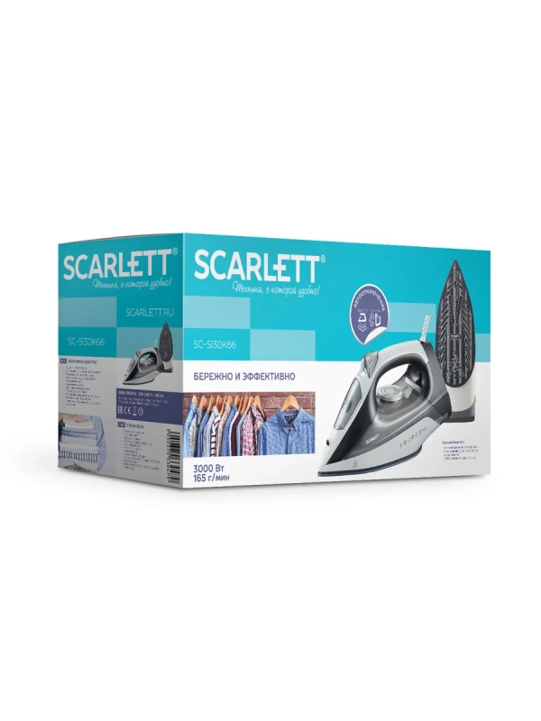 Утюг паровой с керамической подошвой 3000 Вт Утюг паровой с керамической подошвой 3000 Вт