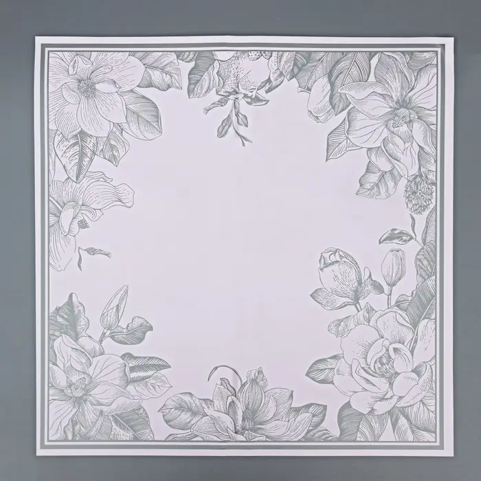 Пленка для цветов, «Цветы с каймой», розовый, 57×57 см Пленка для цветов, «Цветы с каймой», розовый, 57×57 см