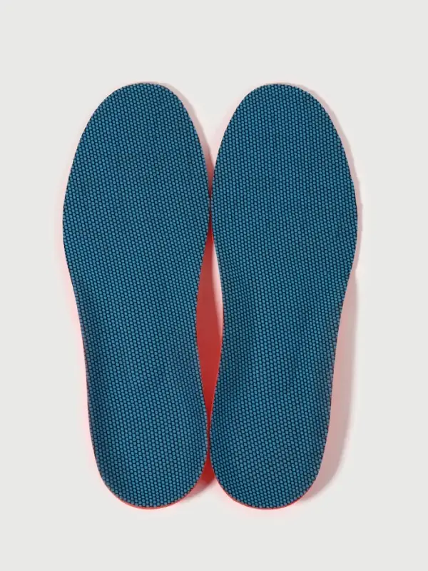 Стельки для обуви, универсальные, спортивные, р-р RU до 40 (р-р Пр-ля до 40), 26 см, пара, синий/красный