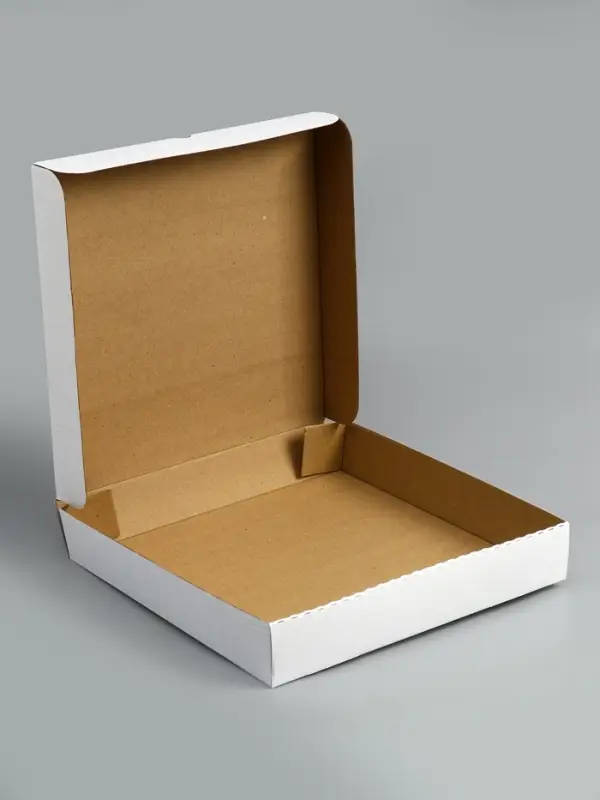 Упаковка для пиццы, белая, 36&times;36&times;6 см