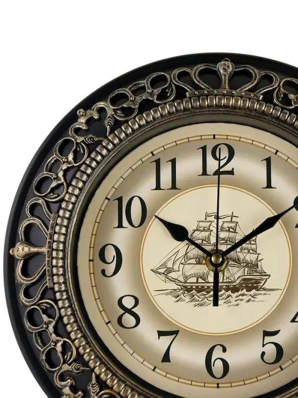 Часы настенные интерьерные &laquo;Фрегат&raquo;, d=25 см, плавный ход