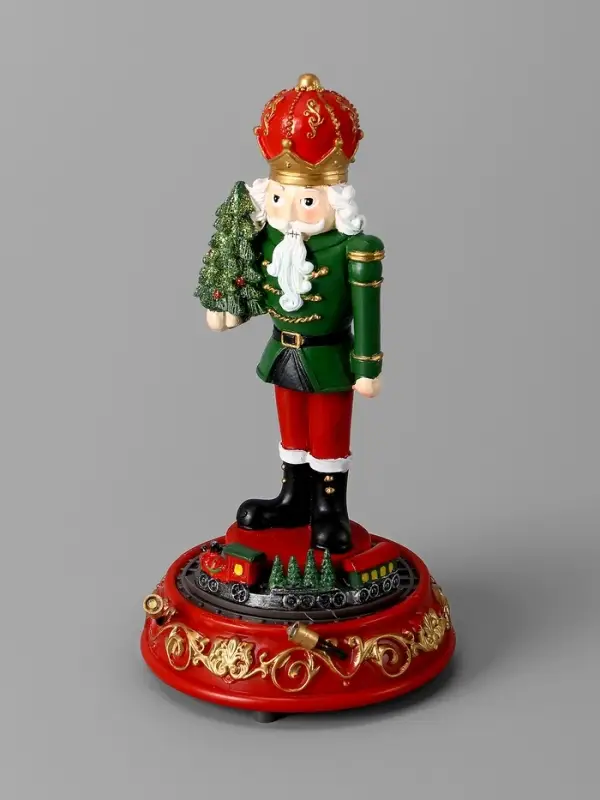 Фигура светодиодная  Фигура светодиодная "Щелкунчик" 22х11 см, 2 LED, LR41x3 (в компл), Т/БЕЛЫЙ