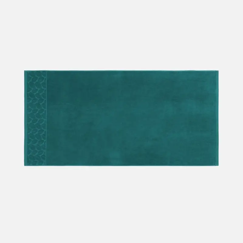 Полотенце махровое Hoya, среднее, темно-бирюзовое Полотенце махровое Hoya, среднее, темно-бирюзовое