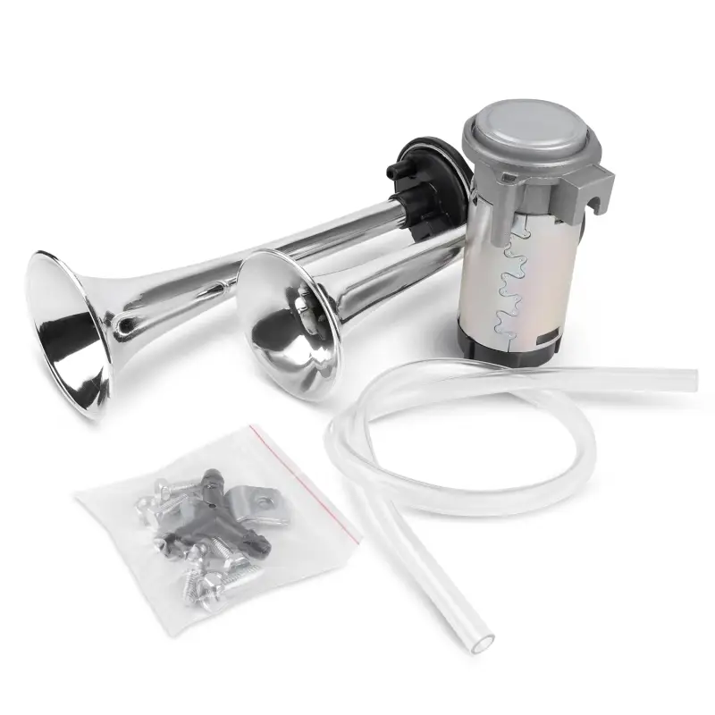 Сигнал автомобильный AVS HR 02 (2 шт. комплект) Хром