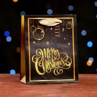 Пакет ламинированный «Волшебный Merry Christmas» 11.5×14.5×6 см