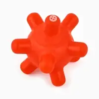 Игрушка пищащая &laquo;Мячик шипы&raquo; 5 см, красная