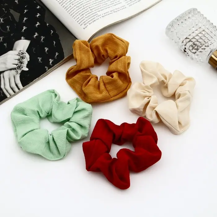 Резинка для волос "Орбита" элит текстура, 8 см, микс