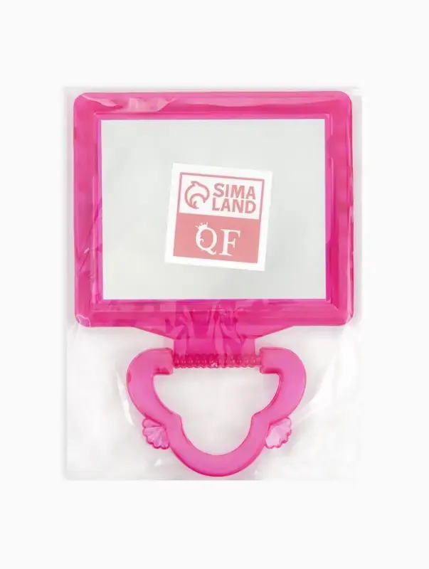 Зеркало настольное, с рамкой для фото, настенное, 14.3&times;17.5 см, (8.5&times;12 см), МИКС