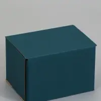 Коробка самосборная, изумрудная, для подарков, хранения и отправки посылок, 17&times;12&times;10 см