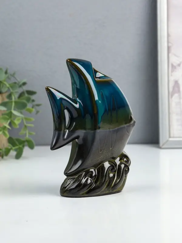 Подставка для благовоний TAKE IT EASY &laquo;Рыбка&raquo;, набор благовоний конусы, стелющийся дым, 6.7&times;5.1&times;4.3 см