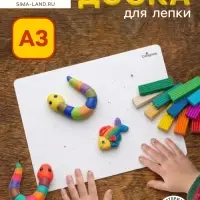 Доска для лепки А3 Calligrata &laquo;Популярная&raquo;, белая