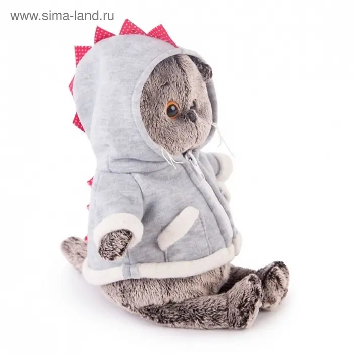 Мягкая игрушка &laquo;Кот Басик&raquo; в толстовке дракончик, 30 см, МИКС