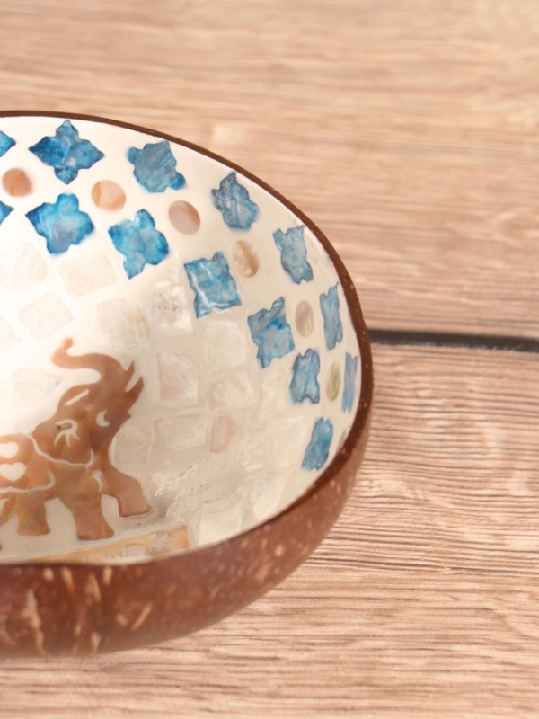 Чаша Чаша "Тайланд" 14х14х6 см, кокос