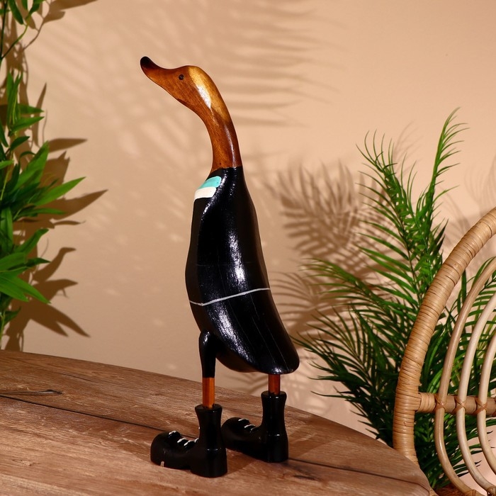 Сувенир "Утка в чёрном" дерево 45 см