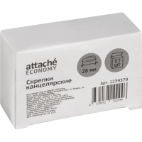 Скрепки оцинкованные, 28мм, негофрирован., 50 шт/уп