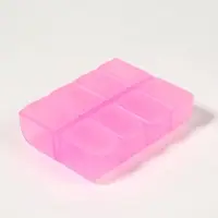 Таблетница, английские буквы, 7.4&times;6.2&times;2.1 см, 8 секций, МИКС