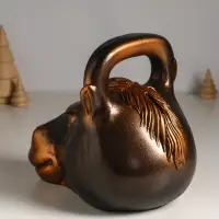 Копилка "Гиря конь" 21×25 см, бронза
