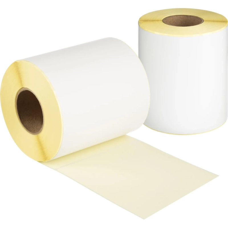 Термотрансферные этикетки ПГЛ 75х120, 250 шт/рул вт.40  4 рул/уп (спайка)