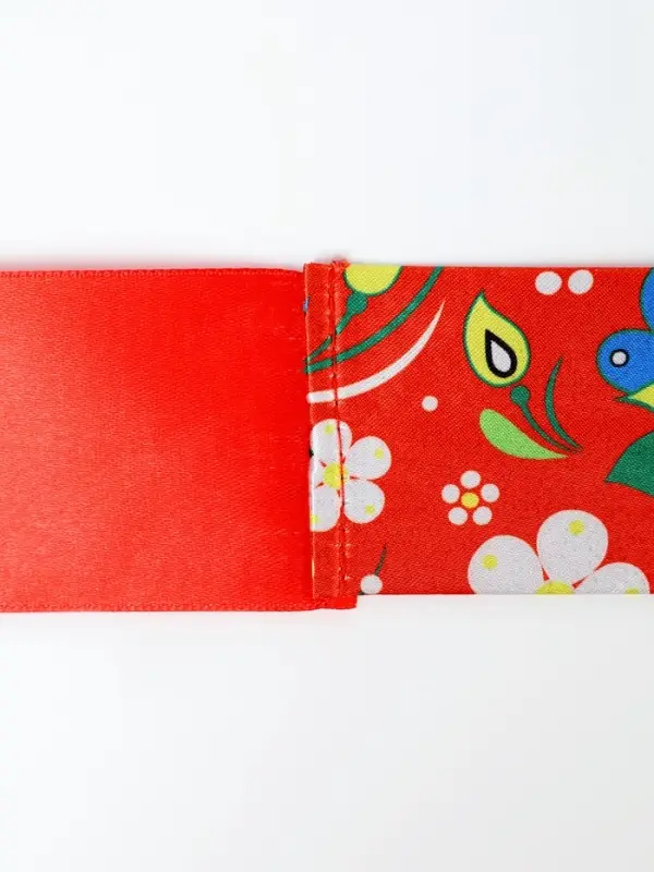 Карнавальный набор "Народная краса" юбка р-р 40-48, воротник, повязка, цвет красный