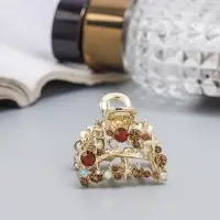 Крабик для волос &laquo;Селена галант&raquo;, дуга, 3 см, золотистый
