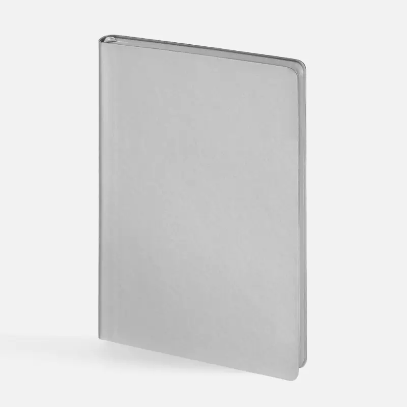 Блокнот Flex Shall ver.2, серебристый Блокнот Flex Shall ver.2, серебристый