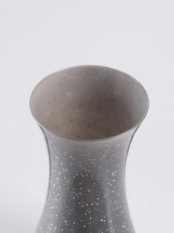 Ваза &laquo;Крапле&raquo;, h=26 см, стекло, серая