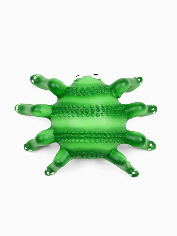 Игрушка пищащая для собак из латекса "Паук", 12х8 см