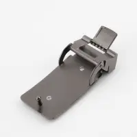 Пряжка для ремня, автоматическая, 7.8&times;3.5 см, цвет чёрный никель