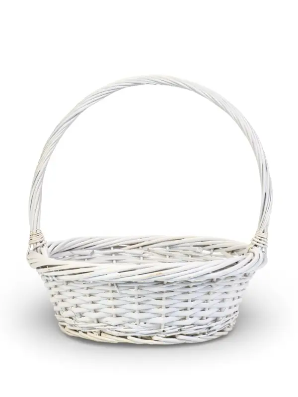 Набор корзин 3 шт ИВА 40x40x14 32х32x12 27х27x10 см ПЛЕТ ручка h=20/18/16 см