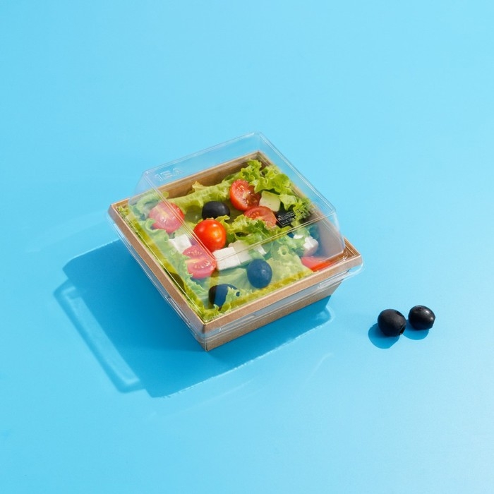 Коробка под бенто-торт, крафт, 11 х 11 х 8,5 см Коробка под бенто-торт, крафт, 11 х 11 х 8,5 см