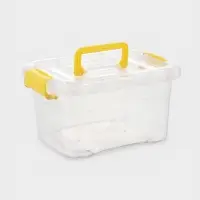 Контейнер для хранения, 20&times;15&times;11 см, крышка с ручкой на защёлке, МИКС