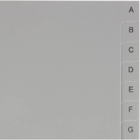 Разделитель листов из сер.пласт. алфавит А-Z ,Attache, А4, 20 разделов