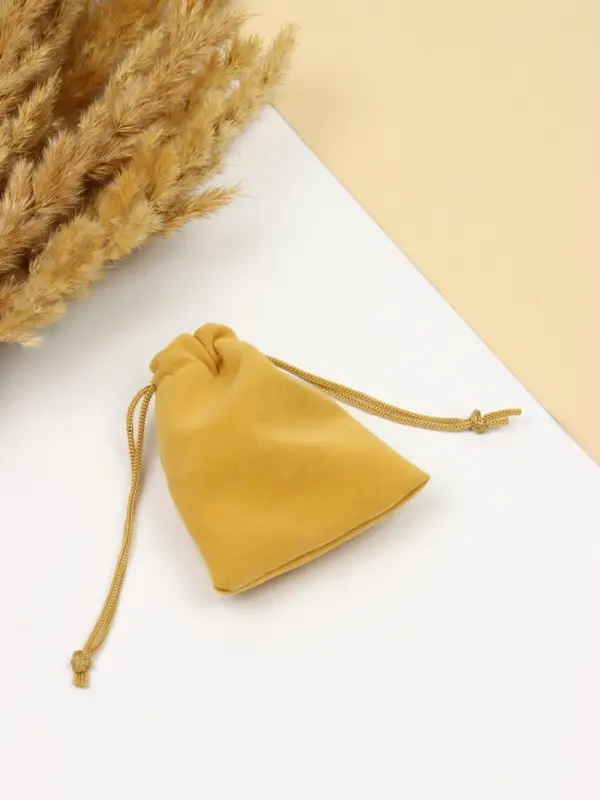 Мешочек бархатный, 7×9 см, оранжевый Мешочек бархатный, 7×9 см, оранжевый