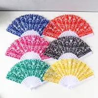 Веер пластик, текстиль "Шёлковый путь" МИКС 23 см Веер пластик, текстиль "Шёлковый путь" МИКС 23 см