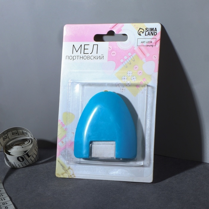 Мел портновский, 6 × 6,4 × 1,2 см, цвет белый Мел портновский, 6 × 6,4 × 1,2 см, цвет белый