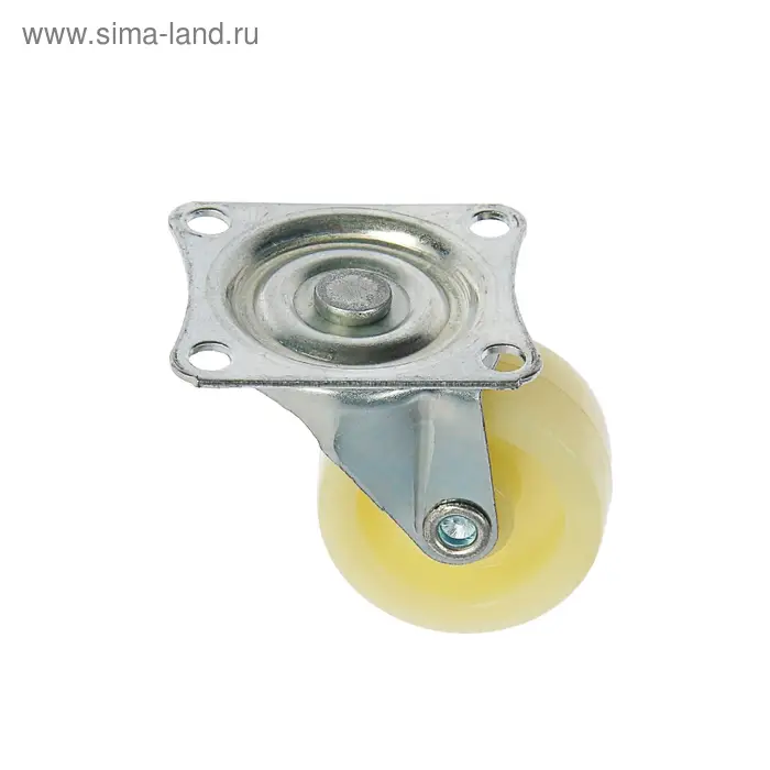 Колесо мебельное, d=30 мм, усиленное, без тормоза, белое Колесо мебельное, d=30 мм, усиленное, без тормоза, белое