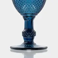 Бокалы для вина Magistro &laquo;Вилеро&raquo;, 280 мл, набор 6 шт., стекло, синие