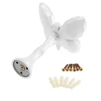 Крючок для штор CAPPIO KS037, цвет белый, 2 шт Крючок для штор CAPPIO KS037, цвет белый, 2 шт