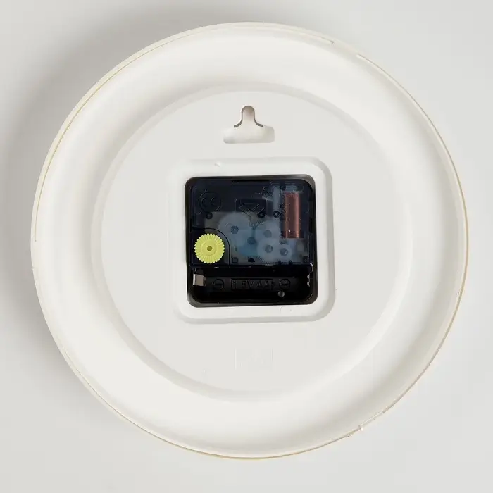 Часы настенные классические, бесшумные, плавный ход, d=19.5 см, белые