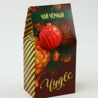 Подарочный набор «С Новым годом»: чай (50 г), конфеты (110 г), печенье брауни (120 г) Подарочный набор «С Новым годом»: чай (50 г), конфеты (110 г), печенье брауни (120 г)