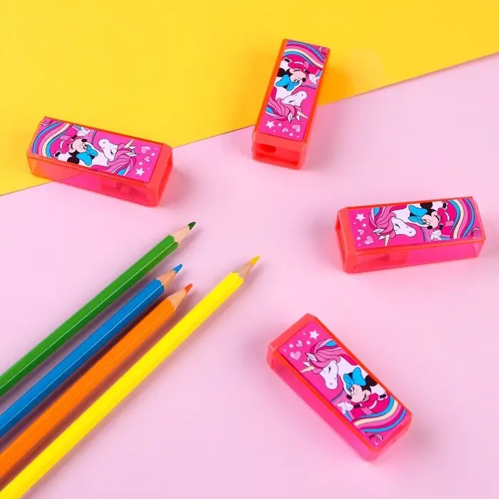 Точилка пластиковая прямоугольная, «Минни Маус»