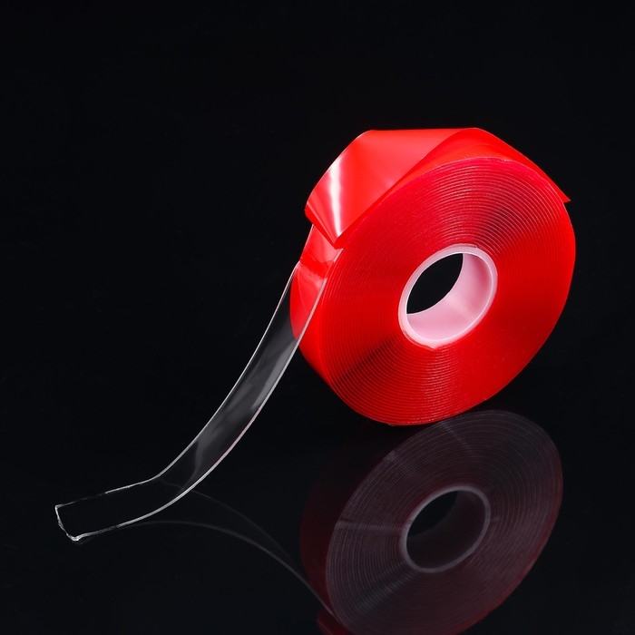 Клейкая лента Torso, прозрачная, двусторонняя, акриловая, 15 мм × 5 м Клейкая лента Torso, прозрачная, двусторонняя, акриловая, 15 мм × 5 м