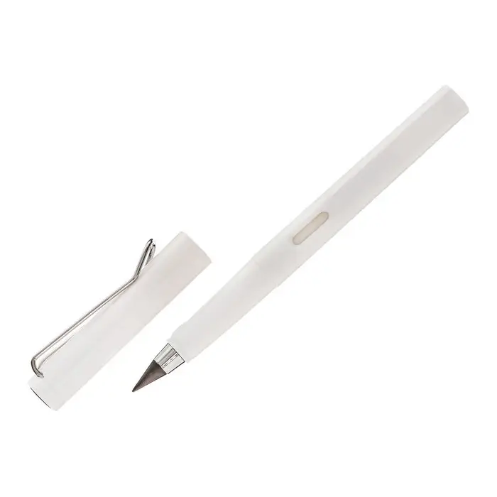 Вечный карандаш чернографитный Calligrata &laquo;Белый&raquo;, НВ