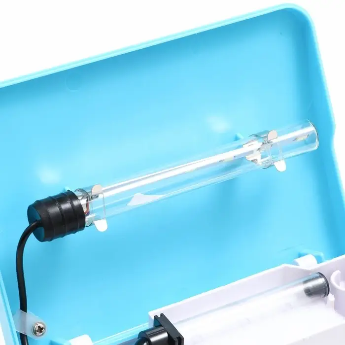 Аквариум SeaStar HX-180F в комплекте: LED-лампа, фильтр, 3,5 л, синий