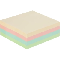 Стикеры Attache куб 76х76, пастель 4 цвета 400 л