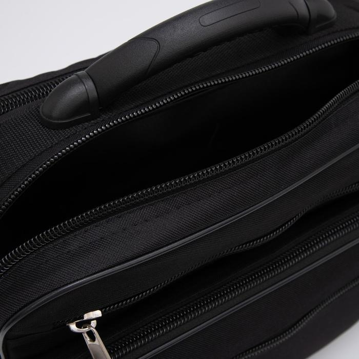 Сумка мужская RISE, цвет чёрный Сумка мужская RISE, цвет чёрный