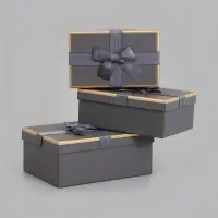 Набор подарочных коробок 3 в 1, прямоугольные 23&times;16&times;9.5 21&times;14&times;8.0 19&times;12&times;6.5 см