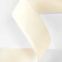 Лента бархатная, 25 мм, 18&plusmn;1 м, молочная №08